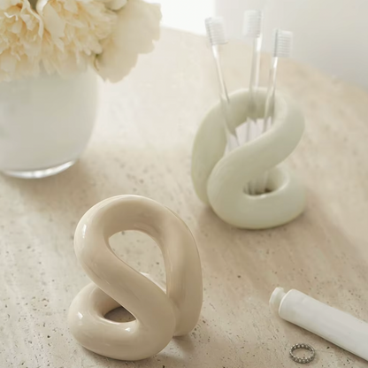 Ceramic Holder Rope Knot 